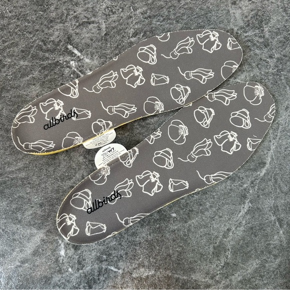 NWOB Allbirds Tree Breezers Cream Print Women's Flats Size 7 - Picture 9 of 12